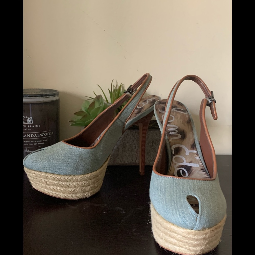 Sam Edelman espadrille heels